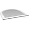 Ekena Millwork Round Top Surface Mount PVC Gable Vent: Non-Functional, w/ 3-1/2"W x 1"P Standard Frame, 40"W x 42"H GVPRT40X4201SN - alternate 2